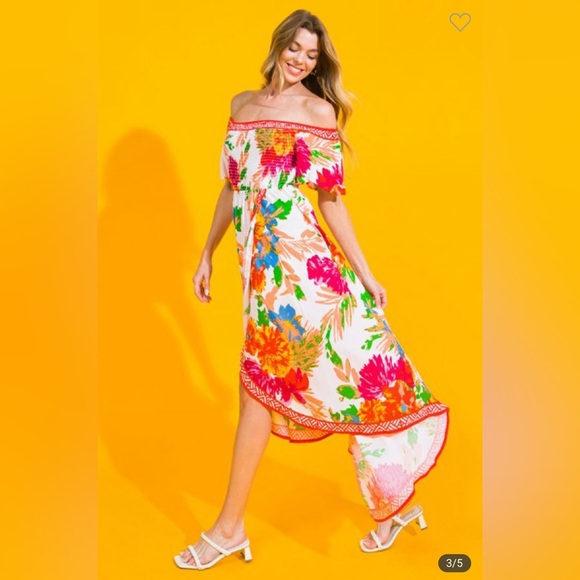 Flying Tomato Floral Off shoulder Dress - Picture 3 of 5